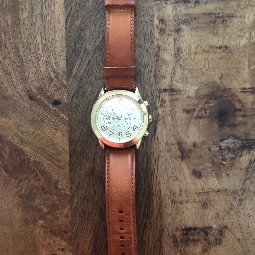 Michael Kors Women’s Brown Leather Watch